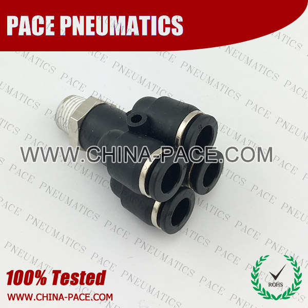 Five Path Male Inch Composite Push To Connect Fittings, Female Y Pneumatic Fittings, Inch Pneumatic Fittings with NPT thread, Imperial Tube Air Fittings, Imperial Hose Push To Connect Fittings, NPT Pneumatic Fittings, Inch Brass Air Fittings, Inch Tube push in fittings, Inch Pneumatic connectors, Inch all metal push in fittings, Inch Air Flow Speed Control valve, NPT Hand Valve, Inch NPT pneumatic component